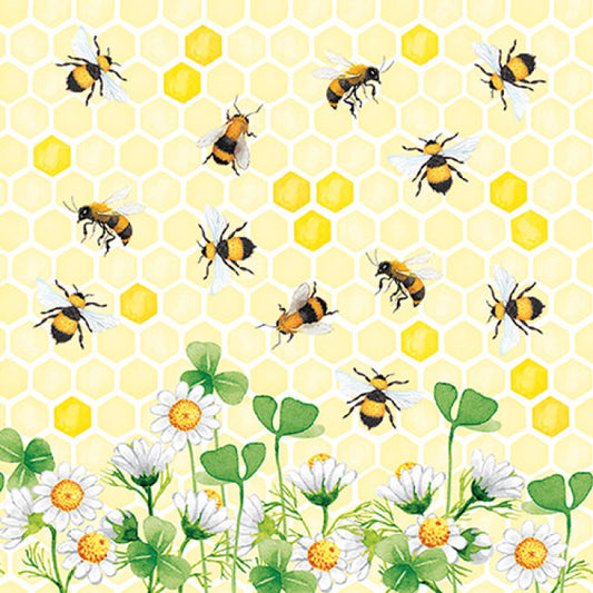 Servietten - Bees Joy 33x33 cm