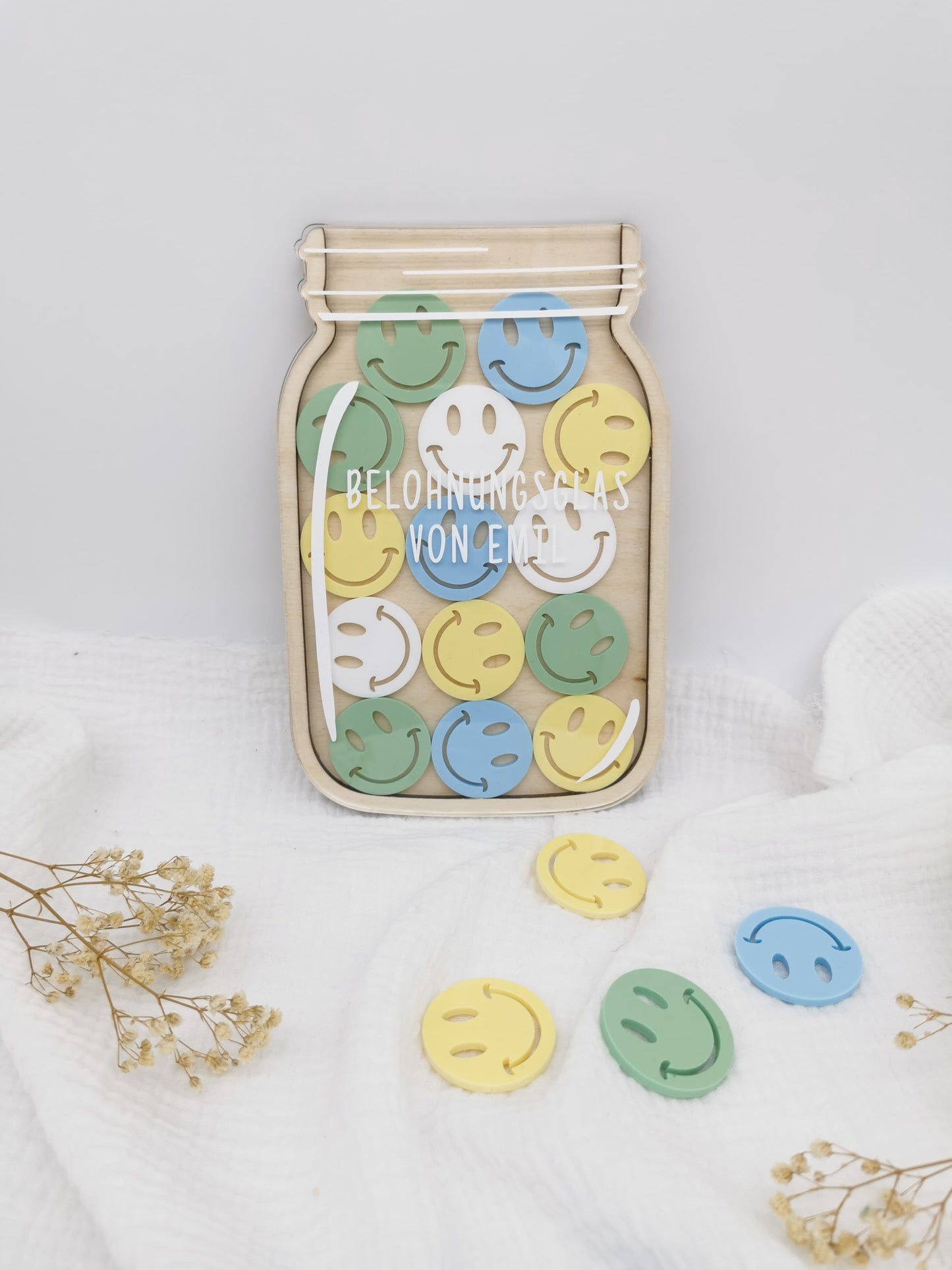 Belohnungsglas / Motivationsglas mit Namen