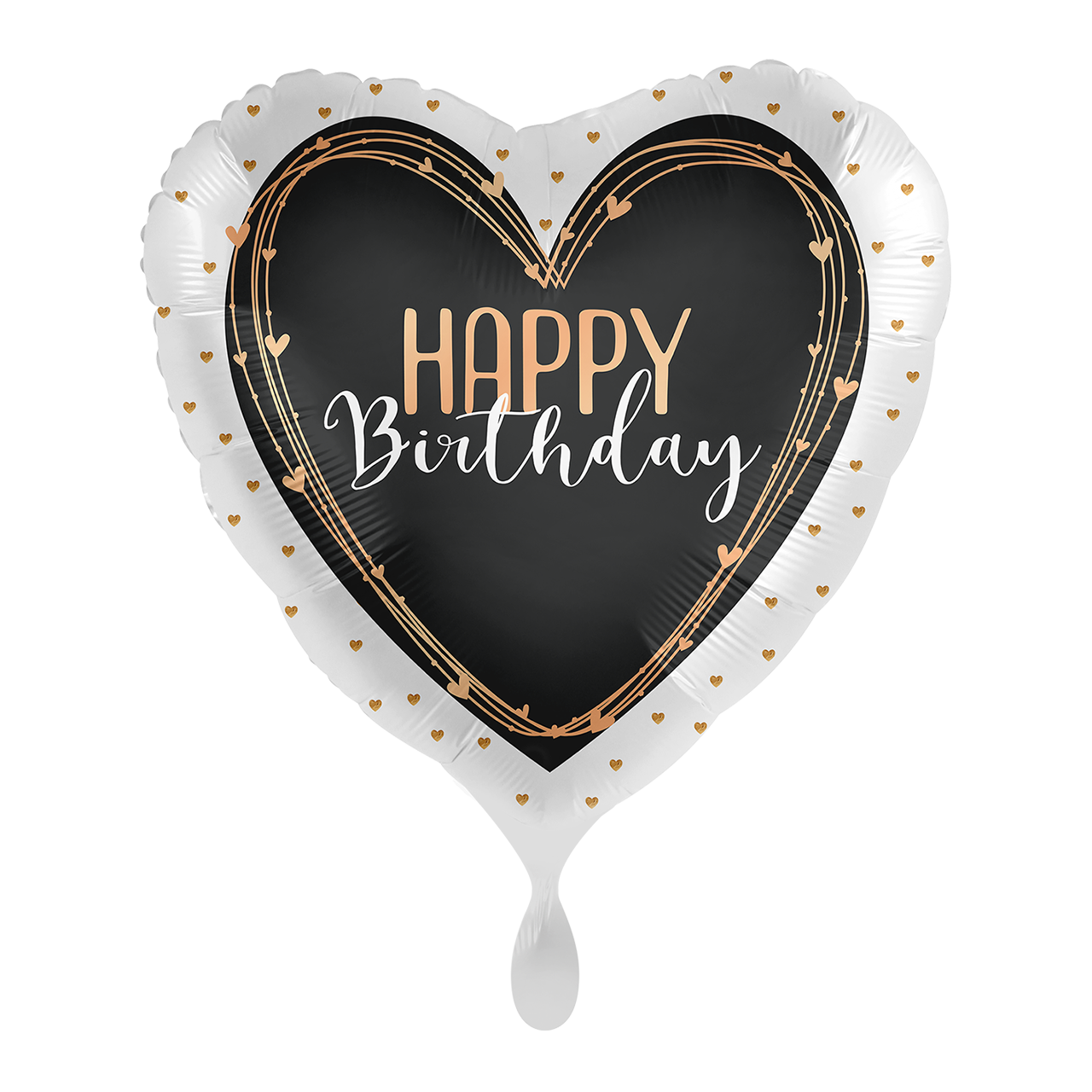 Happy Birthday - Elegant Hearts