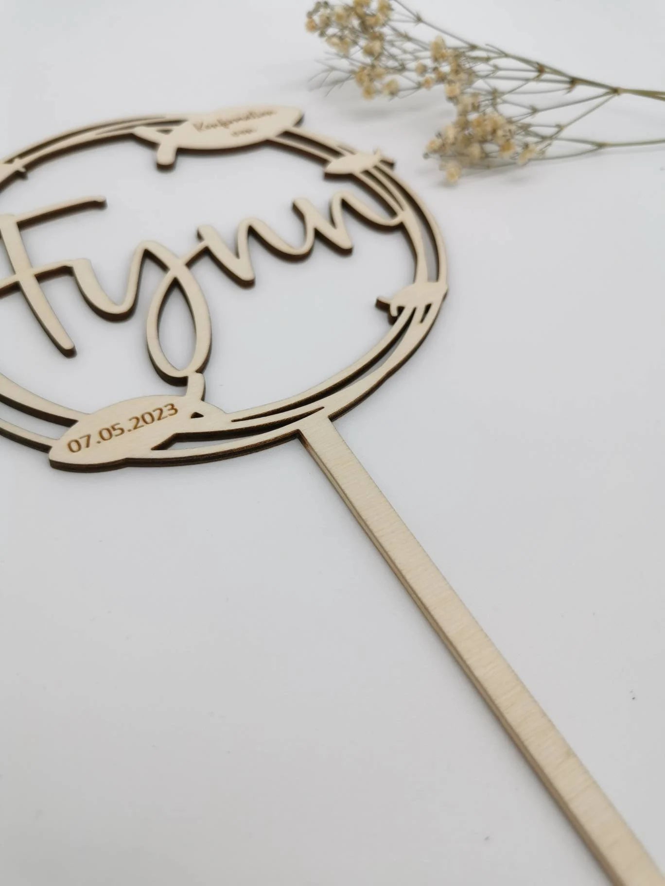 Caketopper Taufe - Konfirmation - Kommunion