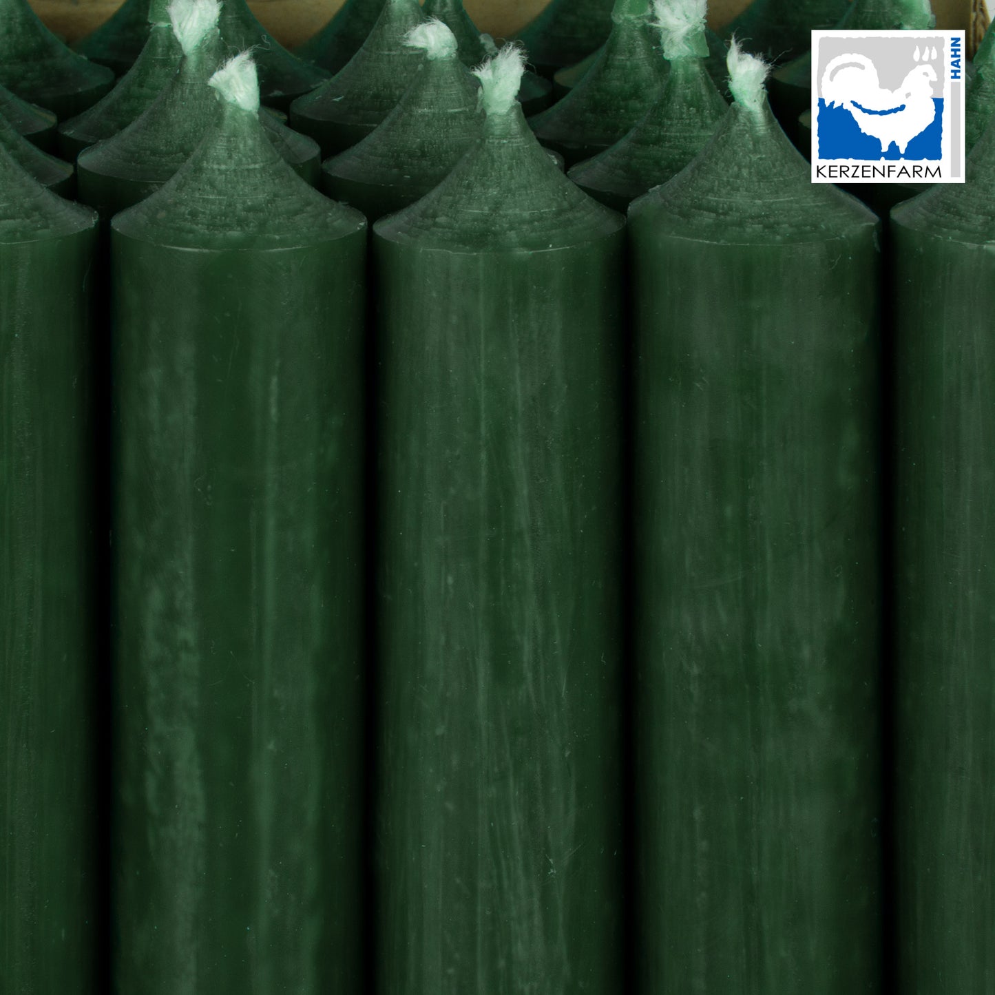 Stabkerze dunkelgrün 100x22mm