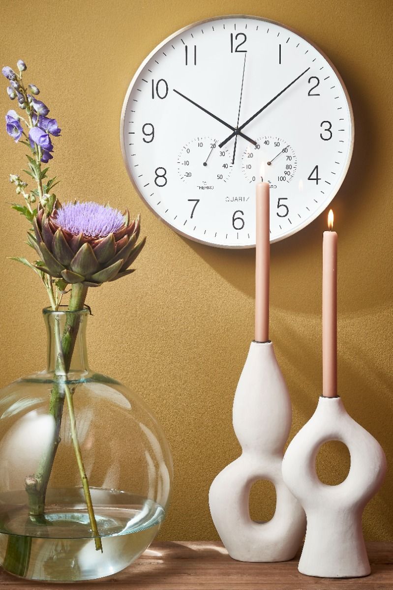 Kerzenhalter Indra Wit 28cm beige