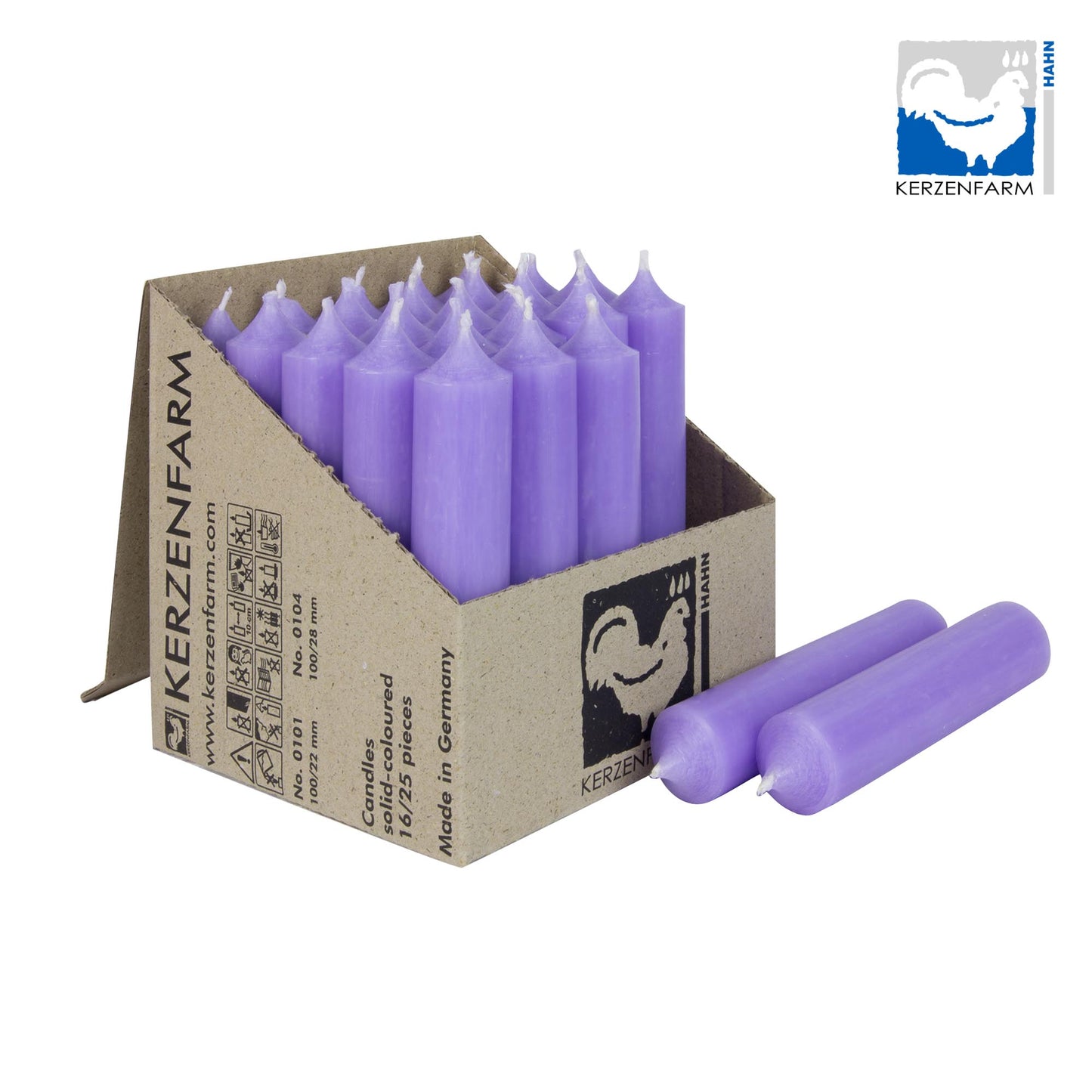 Stabkerze lavendel 100x22mm