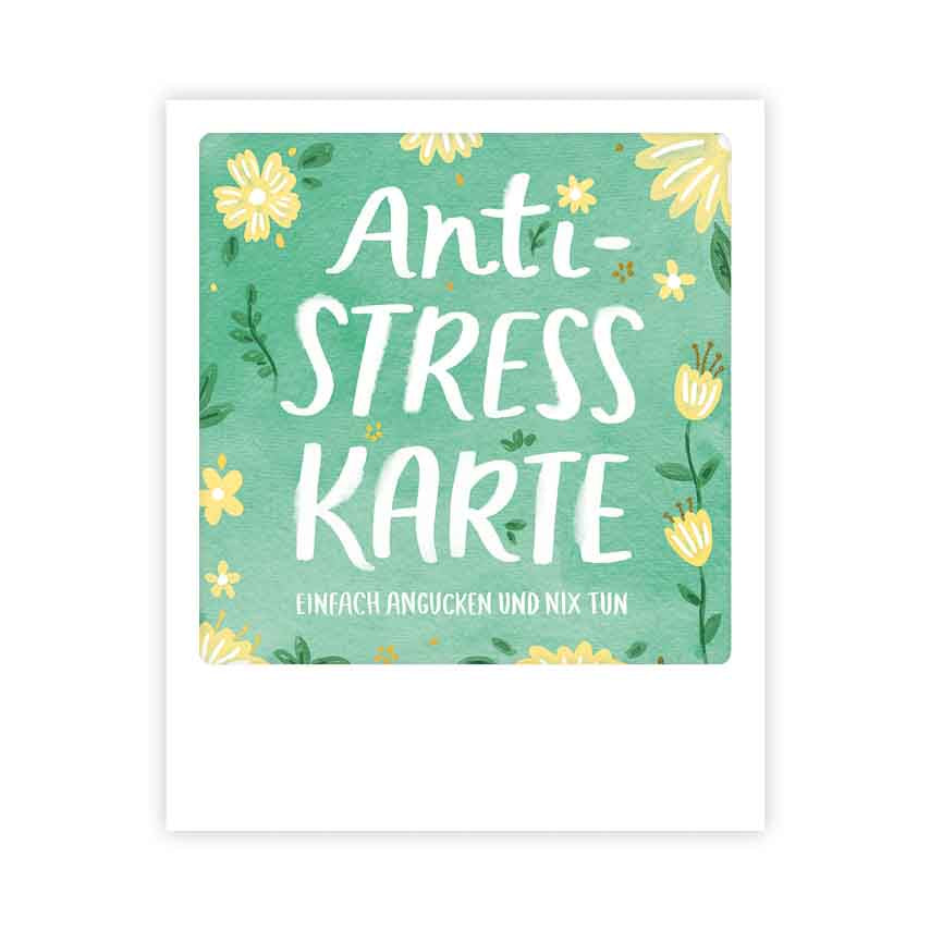 Pickmotion kleine Postkarte - Anti-Stress Karte