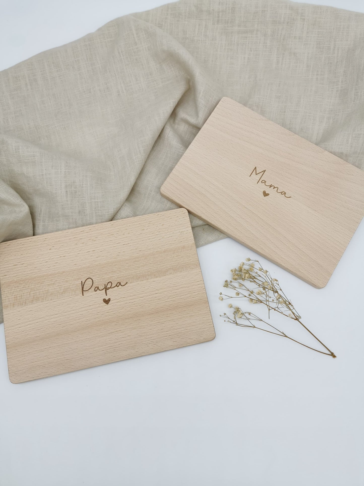 Frühstücksbrettchen - Papa (Herz)