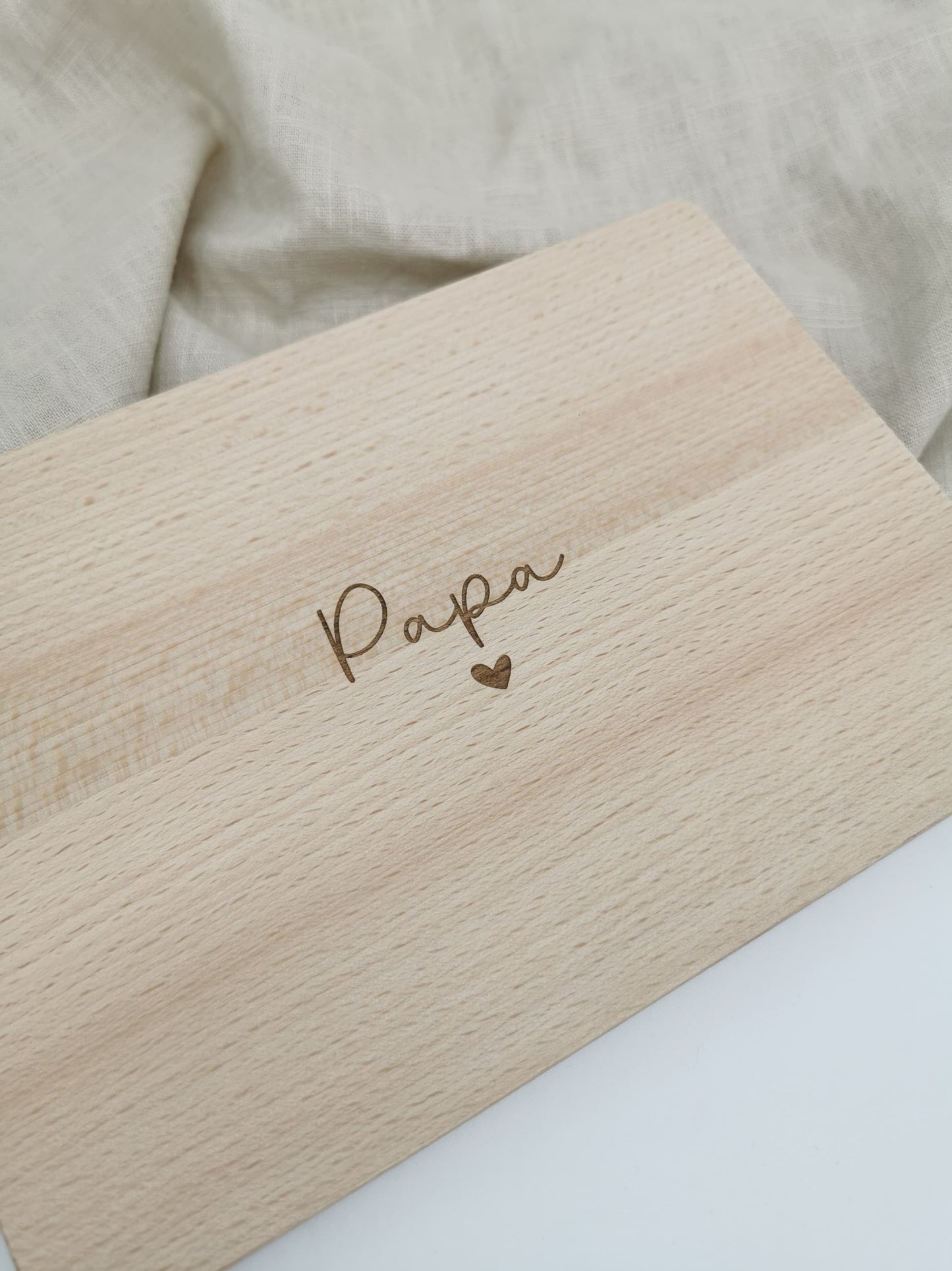Frühstücksbrettchen - Papa (Herz)