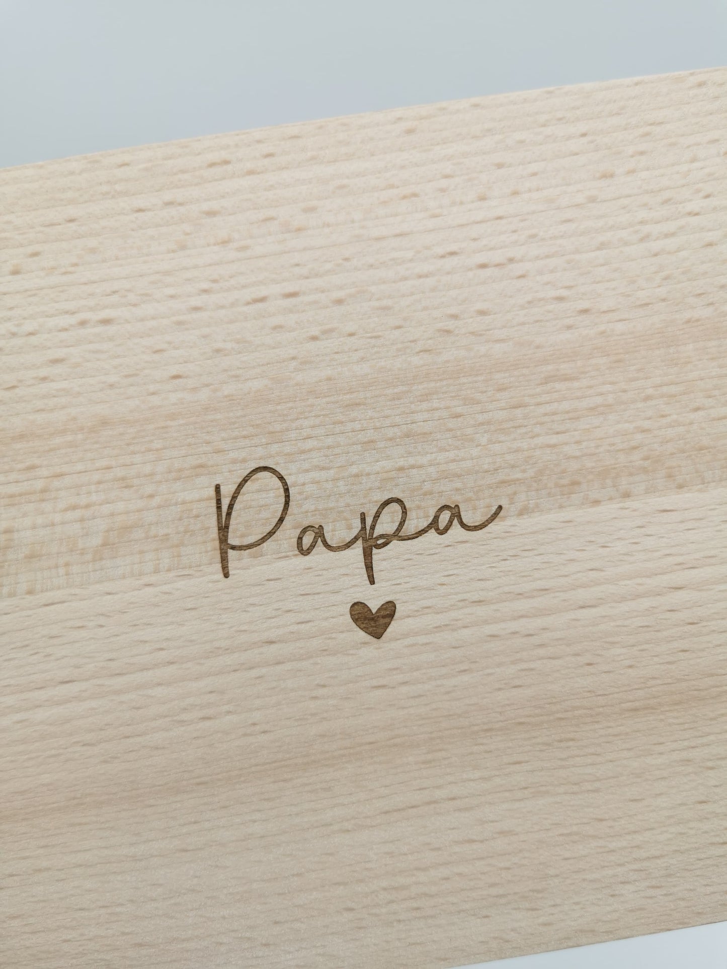 Frühstücksbrettchen - Papa (Herz)