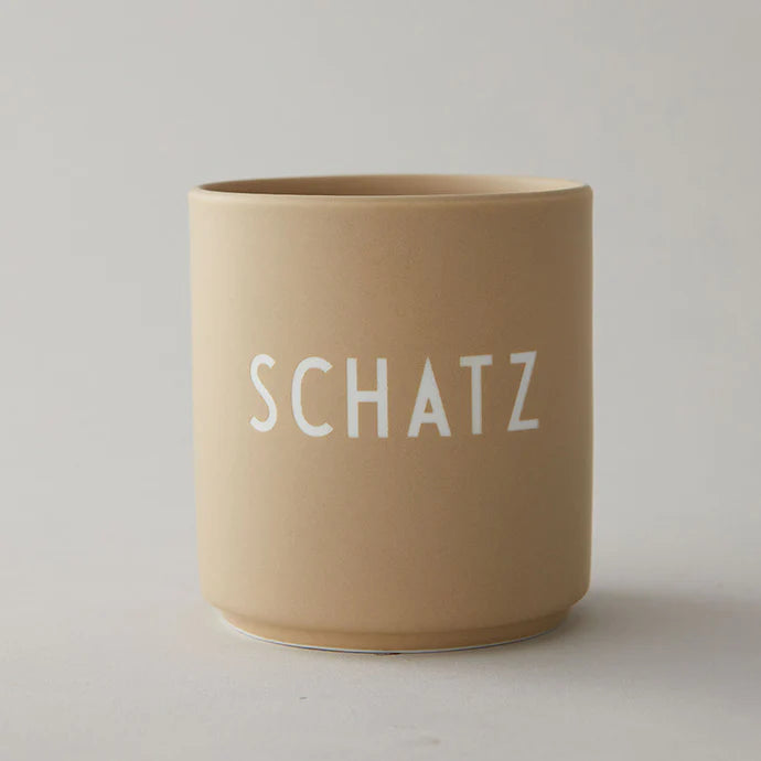 Design Letters - Becher, Schatz, beige