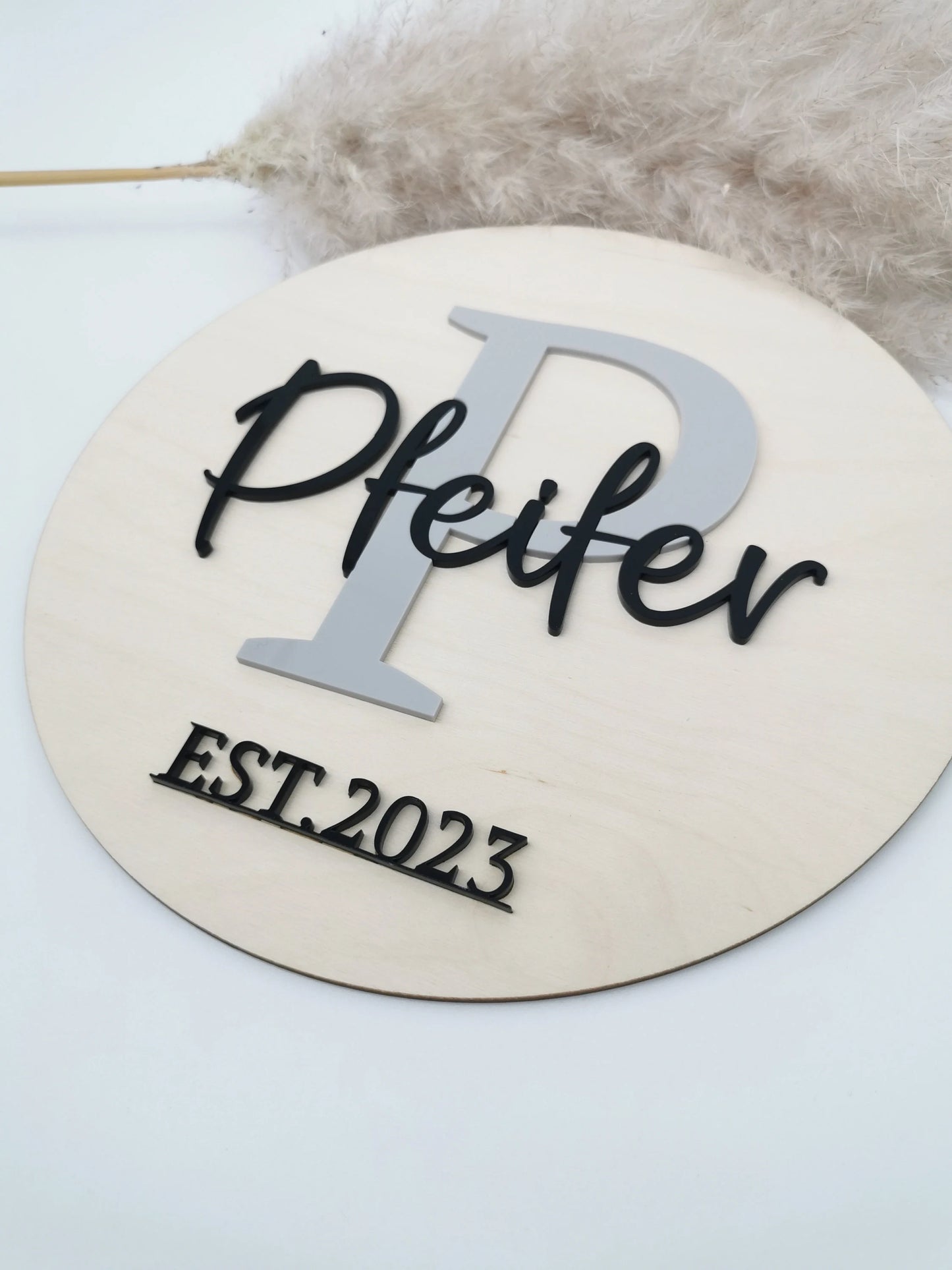 Personalisiertes Holzschild 3D