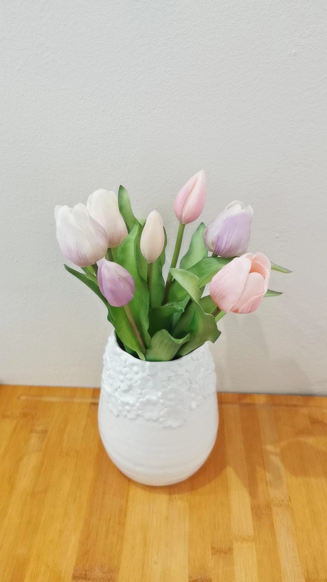 Tulpenbund Silikon - Real Touch Rosa/Flieder