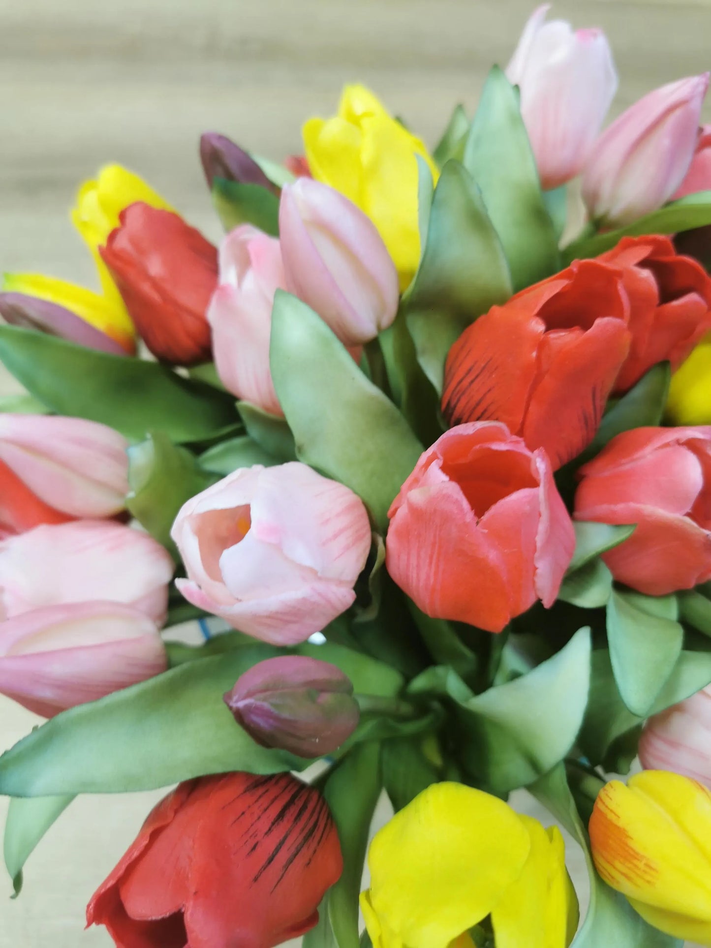 Tulpenbund Silikon - Real Touch Bunt