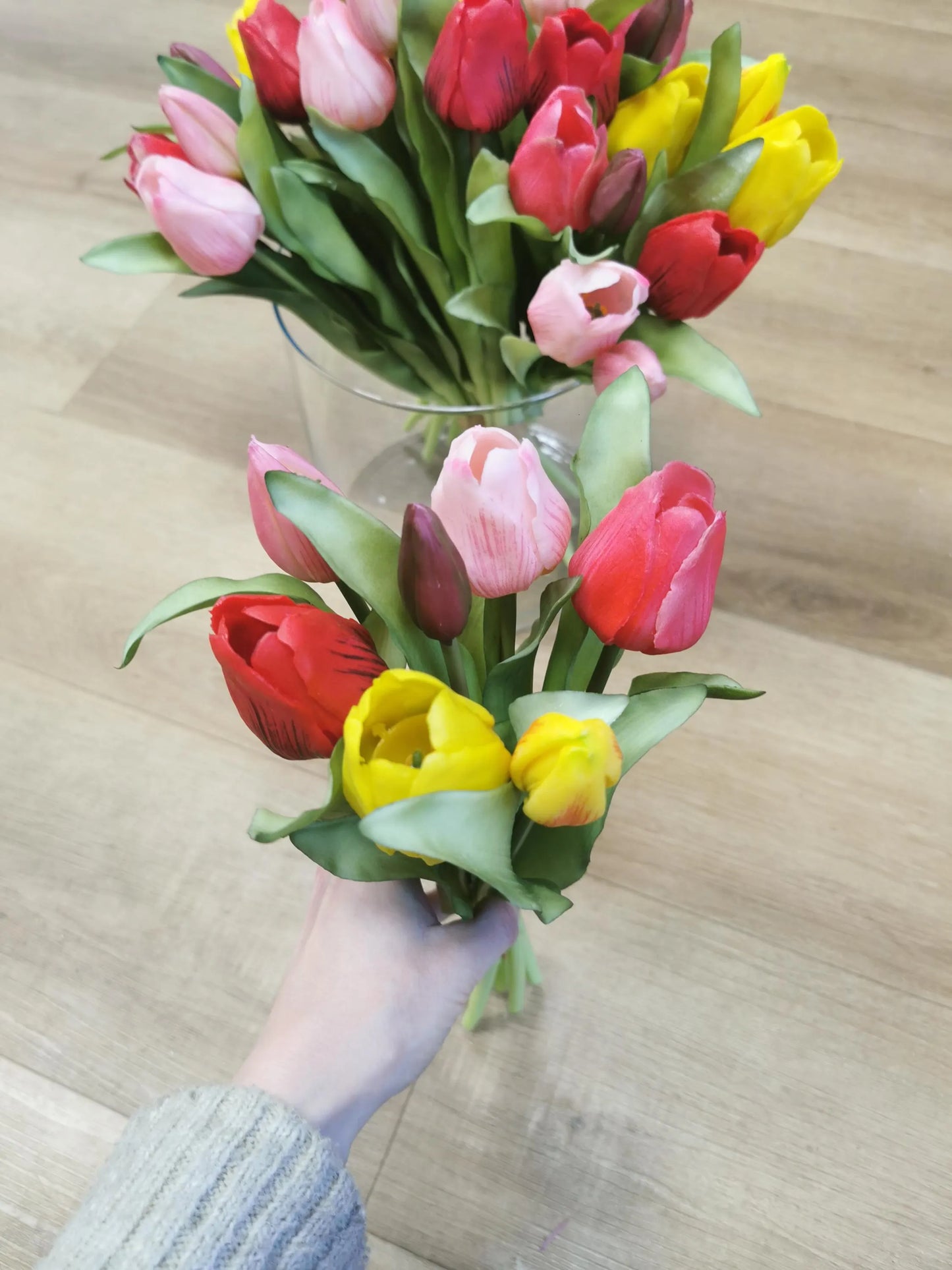 Tulpenbund Silikon - Real Touch Bunt