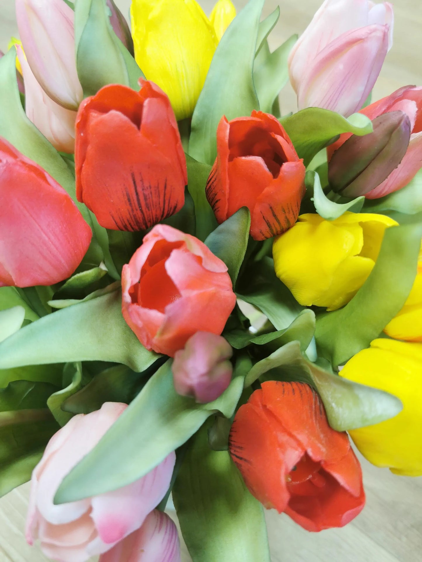 Tulpenbund Silikon - Real Touch Bunt