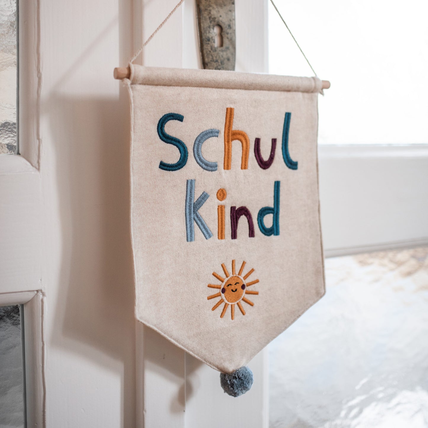 Wandbehang - Schulkind - Sonne