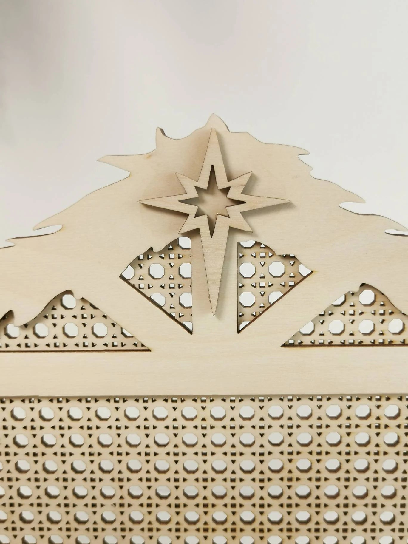 Weihnachtskrippe Rattan