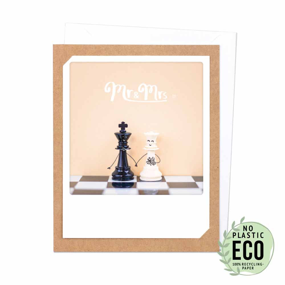 Pickmotion Klappkarte - Mr & Mrs Chess