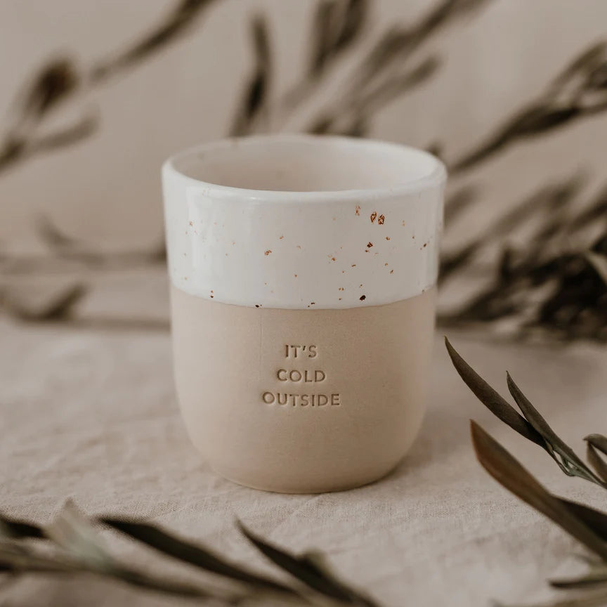 Eulenschnitt Becher Cold Outside