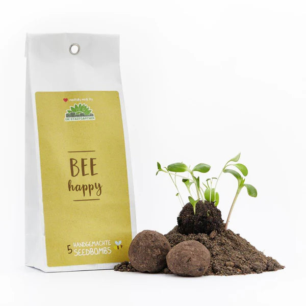 Bee Happy - 5er Seedbombs