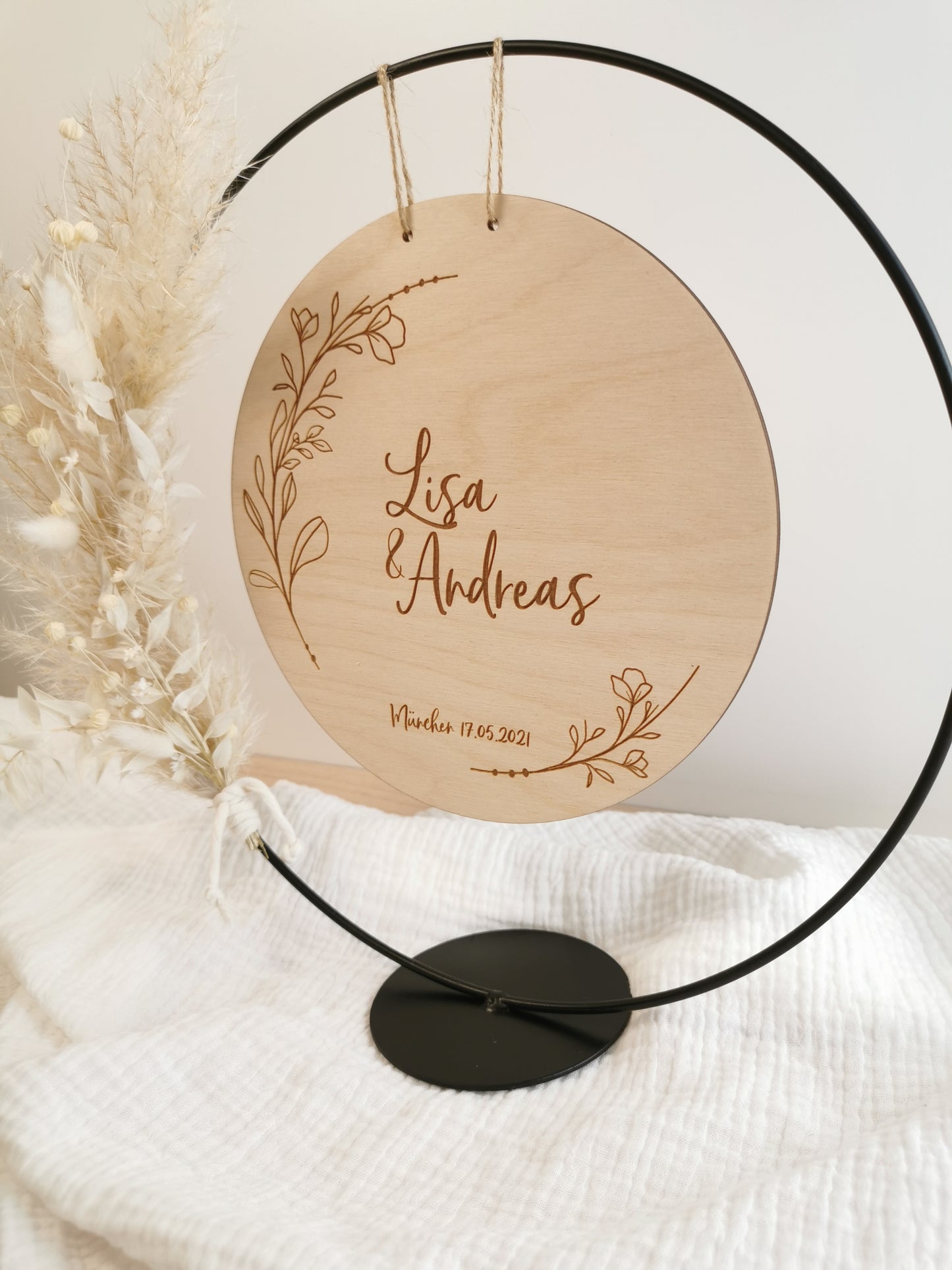 Dekoring Hochzeitsgeschenk schwarz