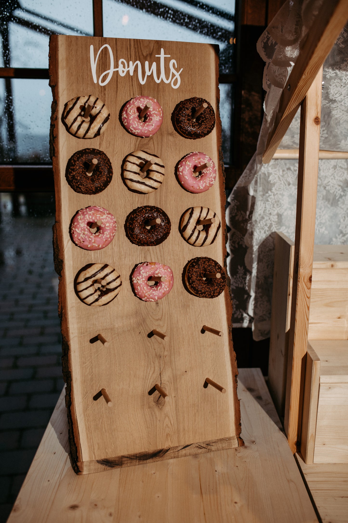 Donut Wand / Ständer für Candy Bar