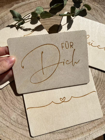 Postkarten aus Holz – KreativAtelier