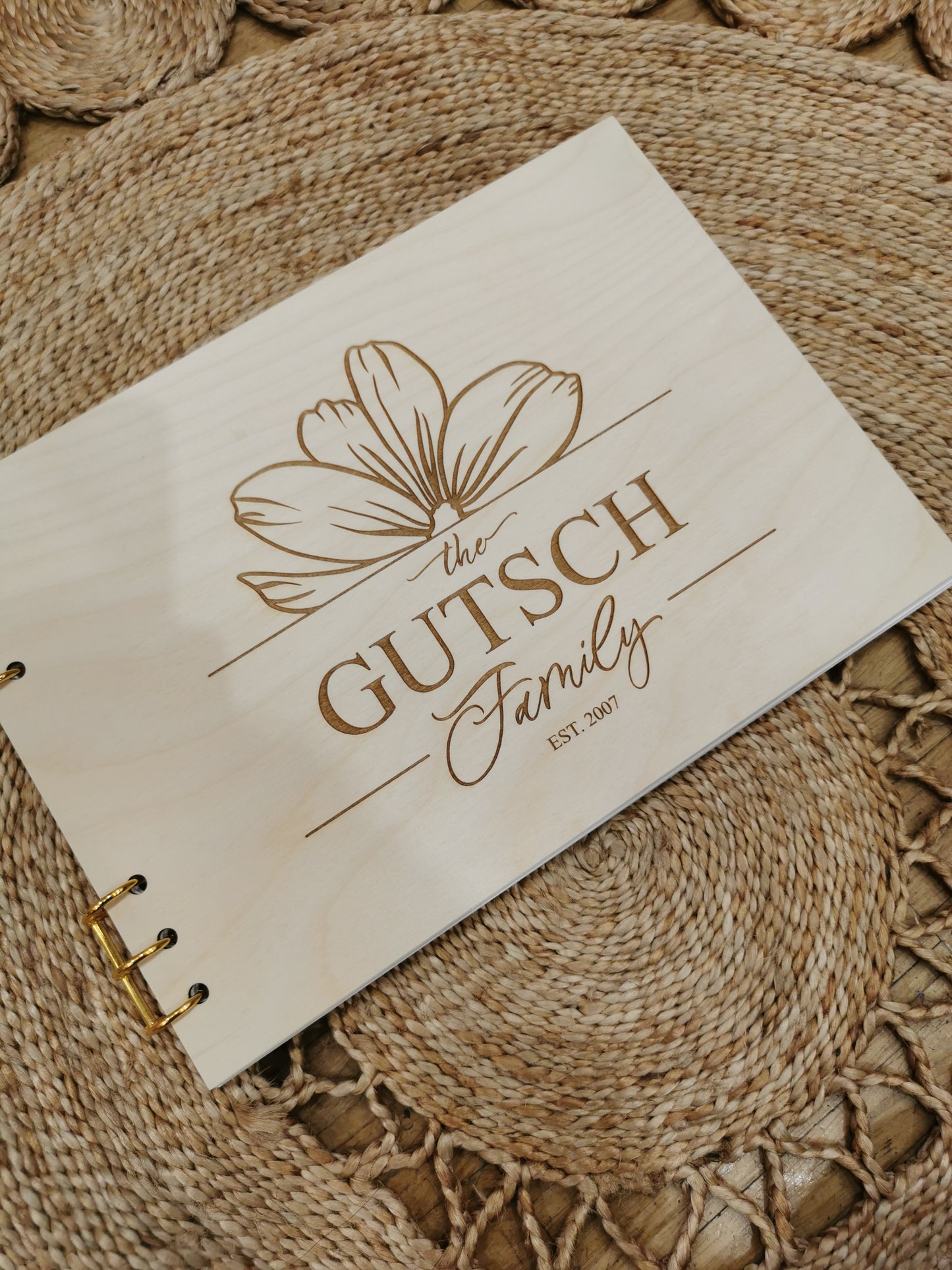 Gästebuch Blume