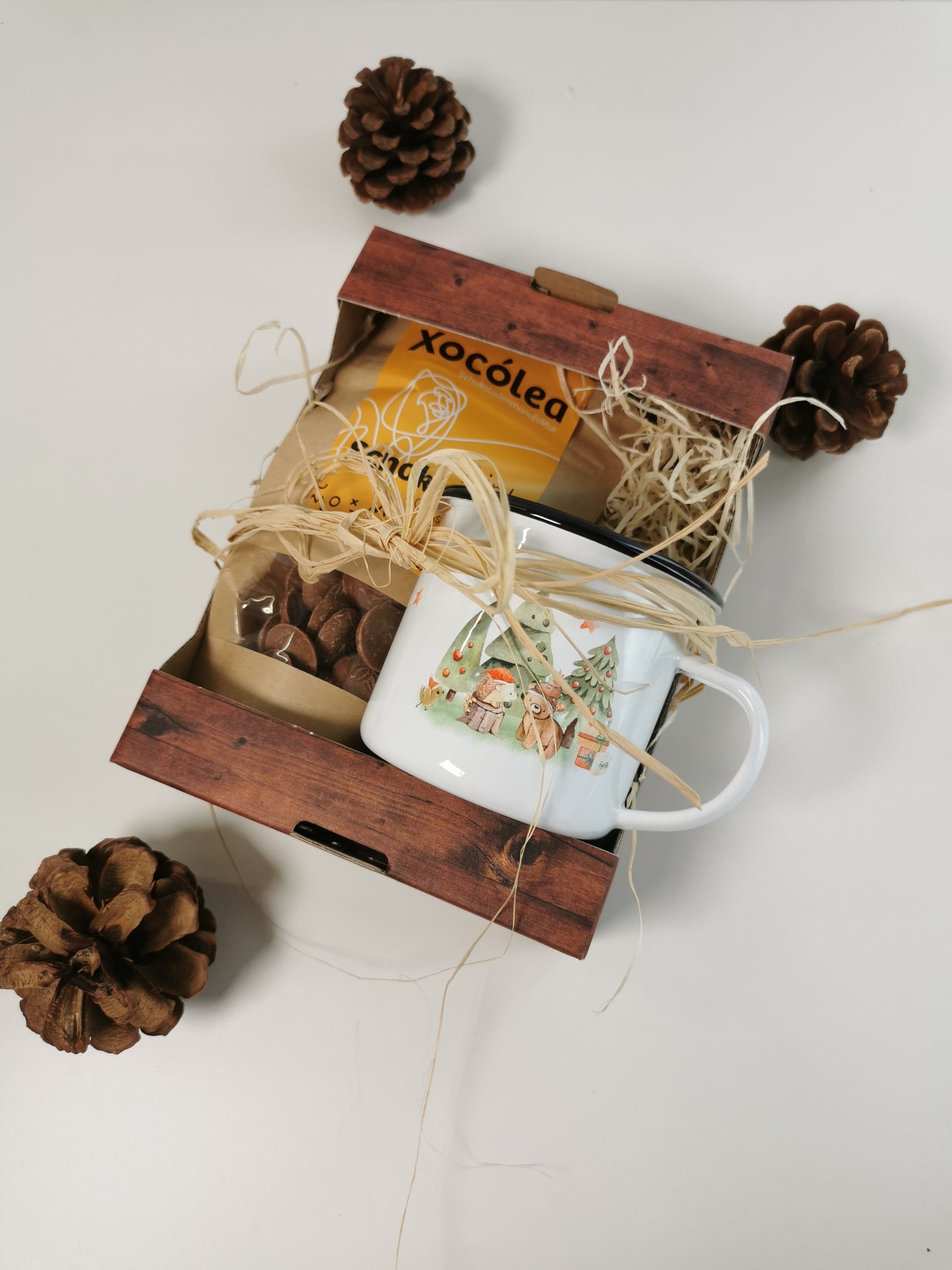 Geschenk-Set Kindertasse mit Trinkschokolade