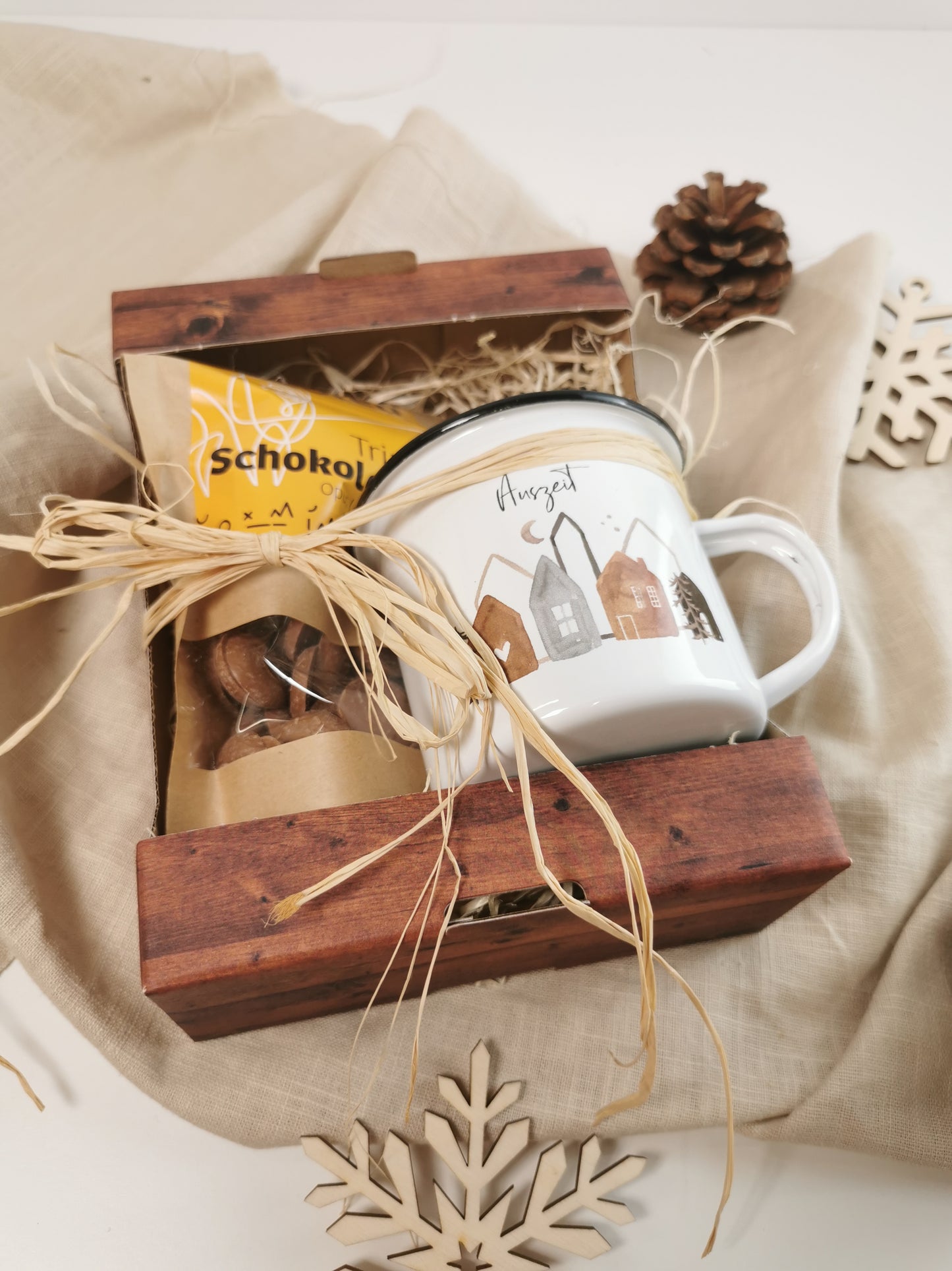 Geschenk-Set Tasse mit Trinkschokolade