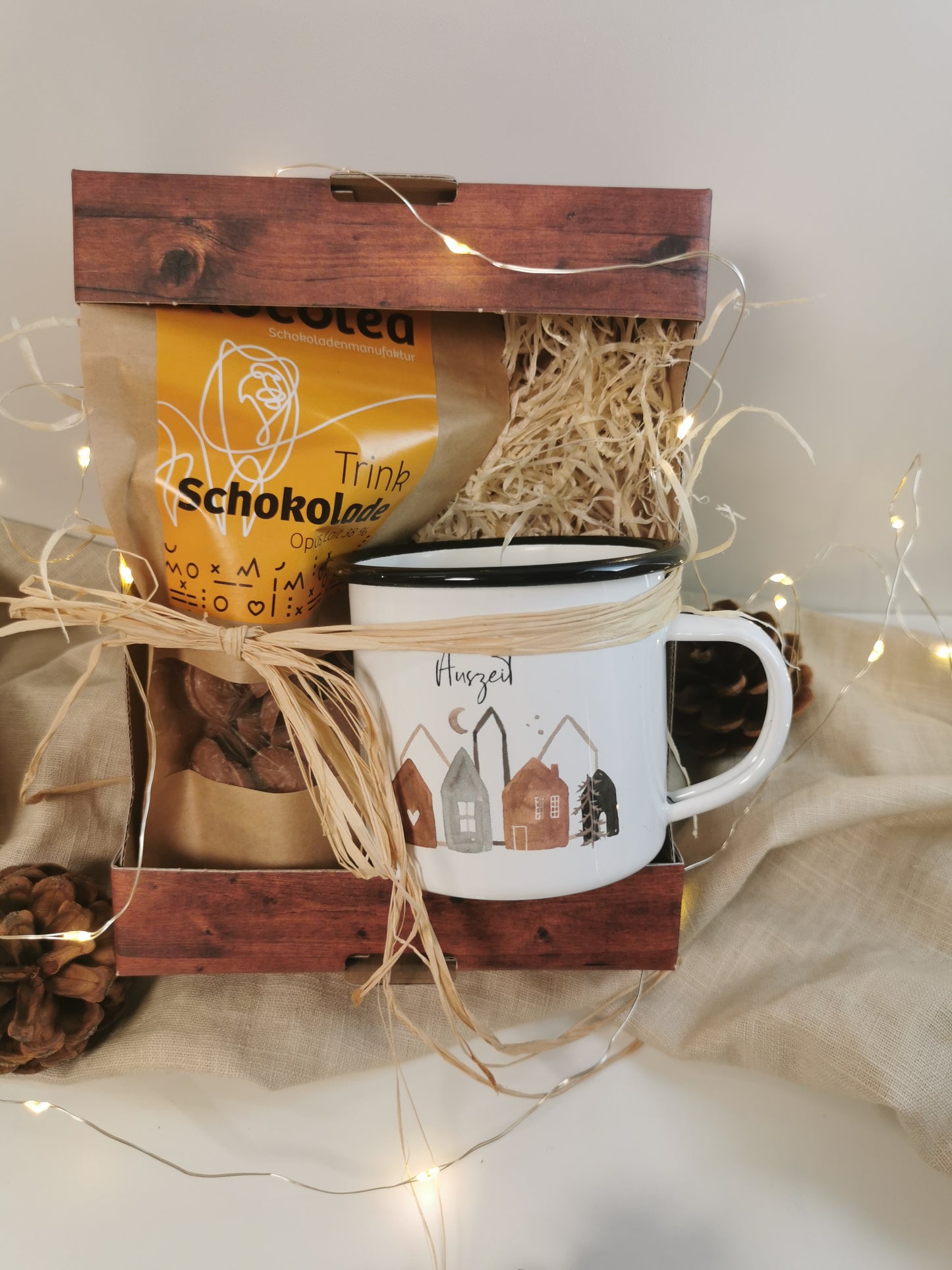 Geschenk-Set Tasse mit Trinkschokolade