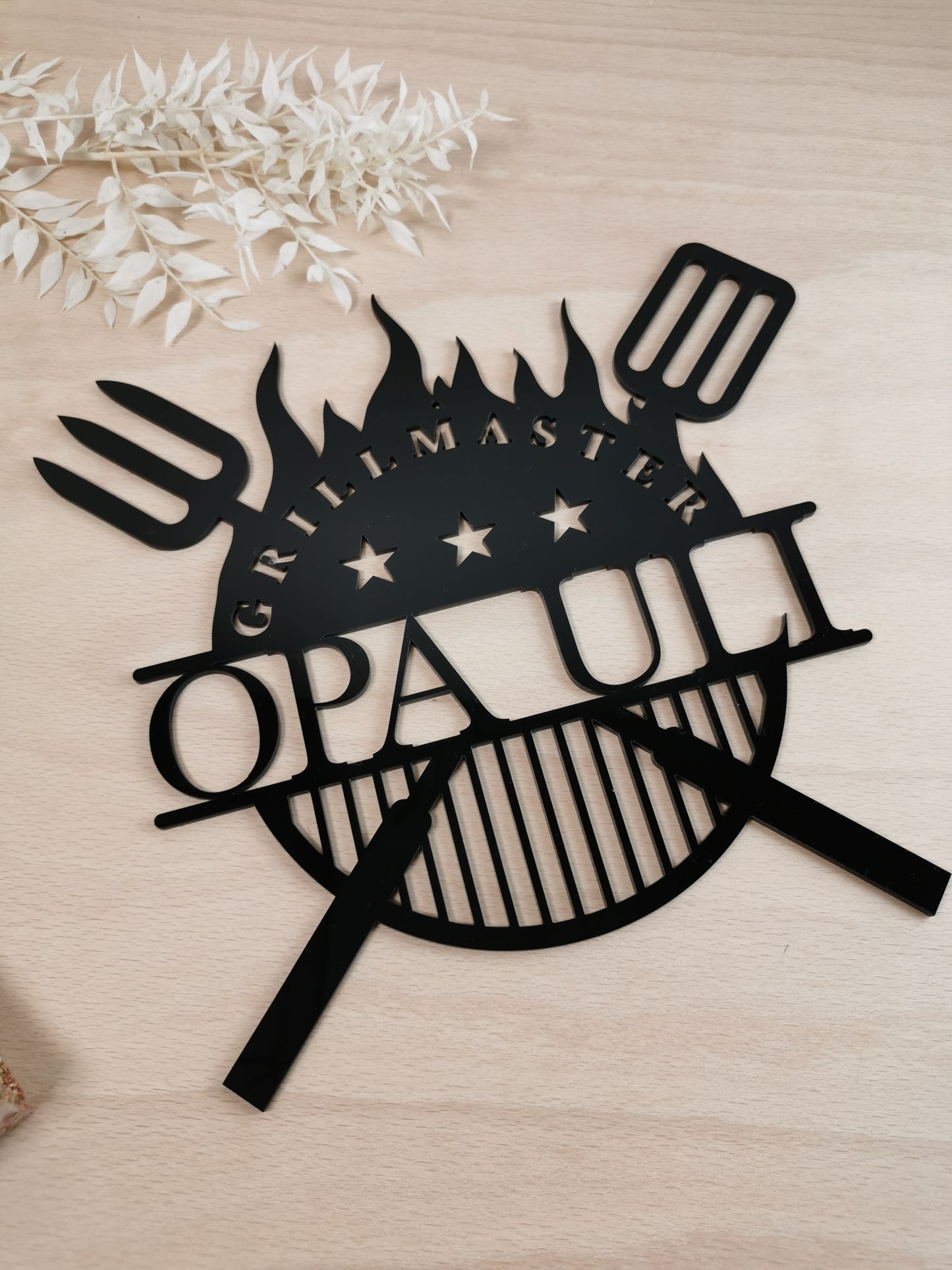 Gartenschild Grillmaster