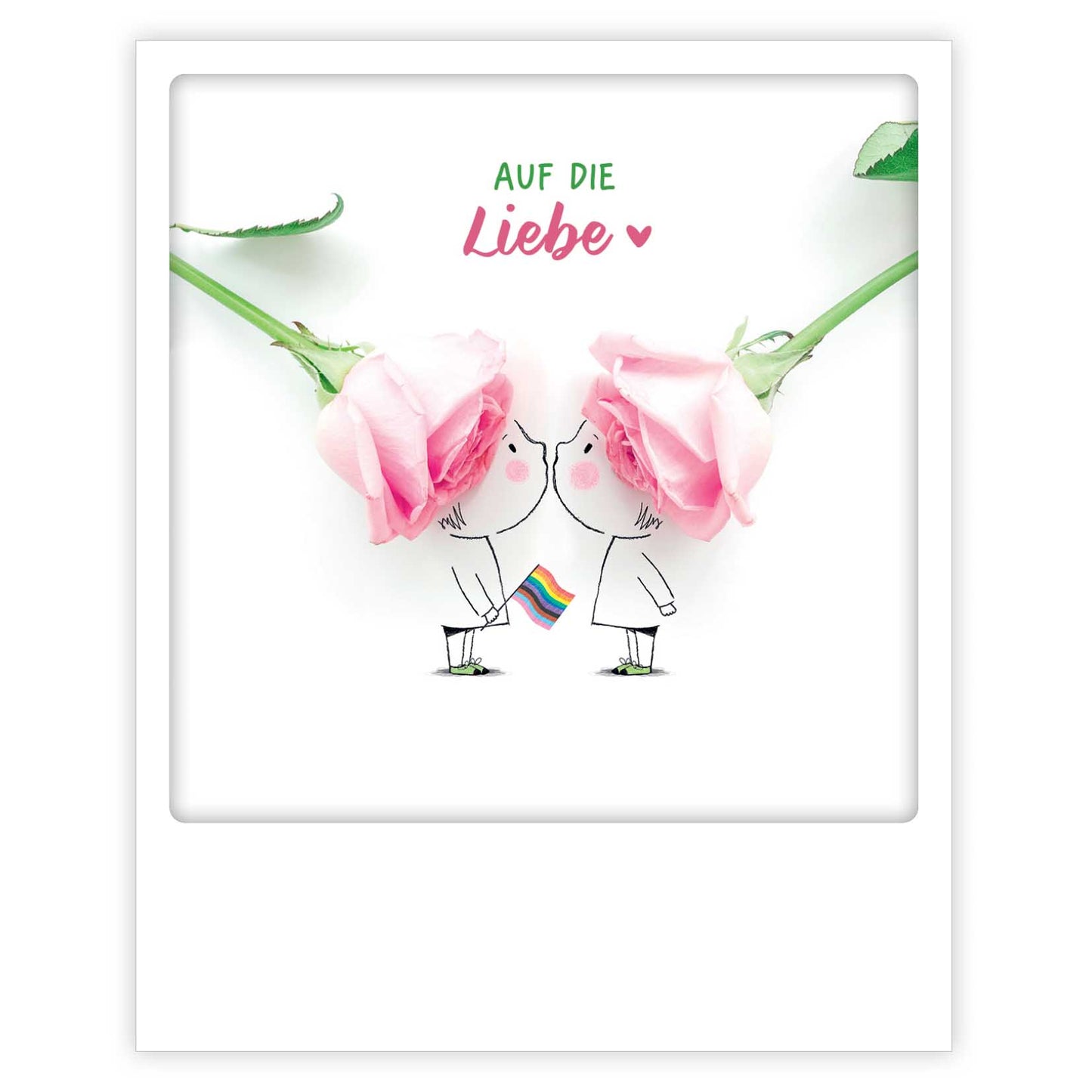 Pickmotion Postkarte - Rosehat Pride