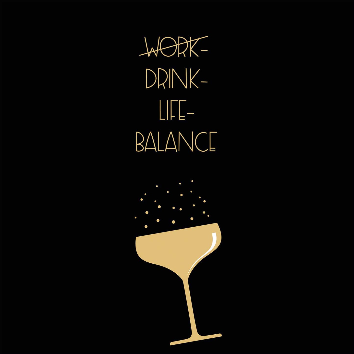 Cocktail-Servietten - Drink Life Balance 25x25 cm