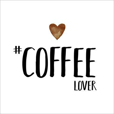 Servietten - Coffee Lover 33x33 cm