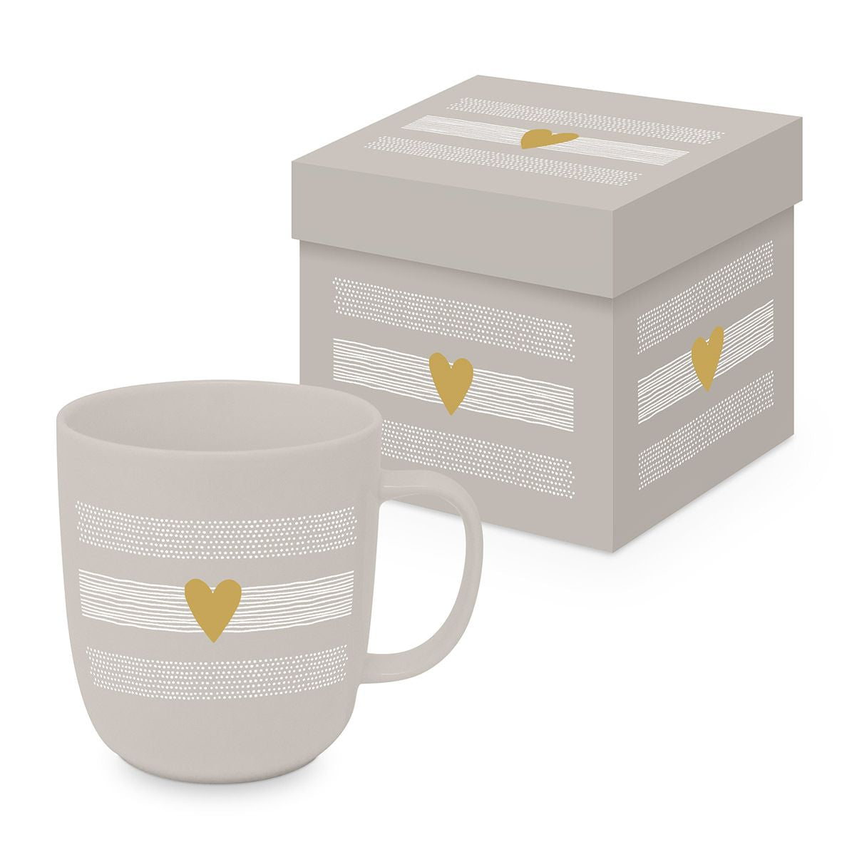 Tasse - Heart of Gold taupe