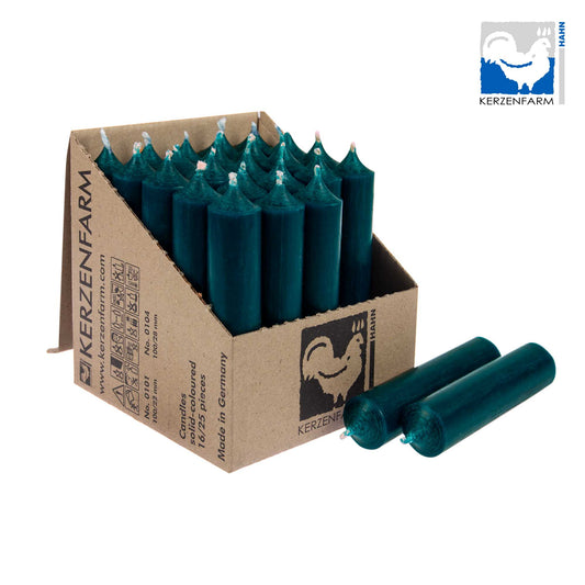 Stabkerze ozeanblau 100x22mm