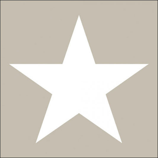 Servietten - Stars sand 33x33 cm