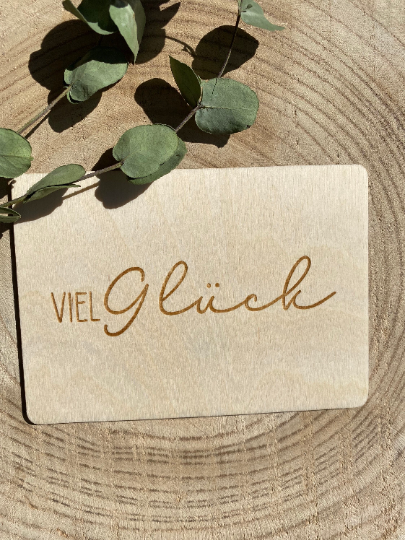 Postkarten aus Holz – KreativAtelier