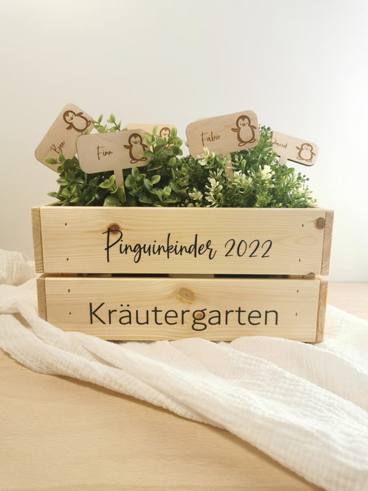 Holzkiste Kindergarten