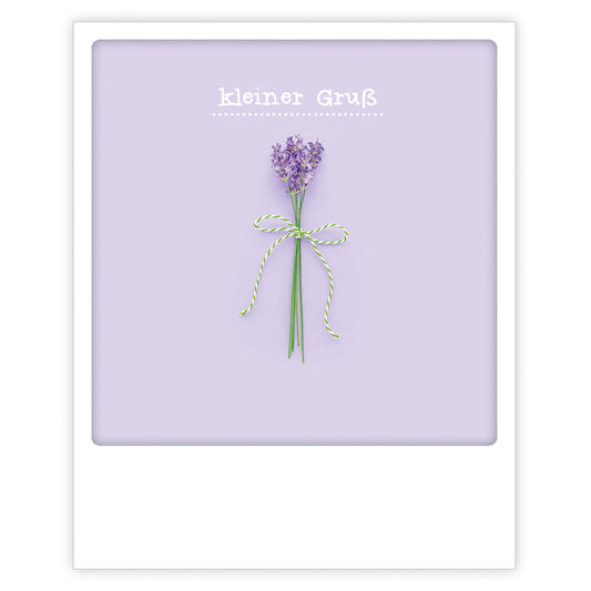 Pickmotion Postkarte - Kleiner Lavendelgruß