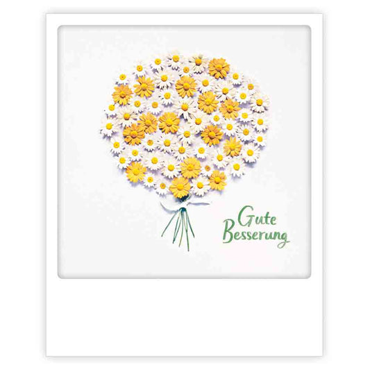Pickmotion Postkarte - Gute Besserung - Blumen