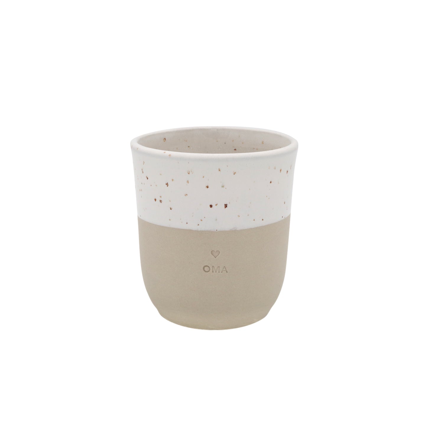 Eulenschnitt Becher Oma